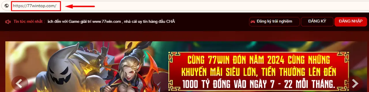 77win link truy cập mới nhất